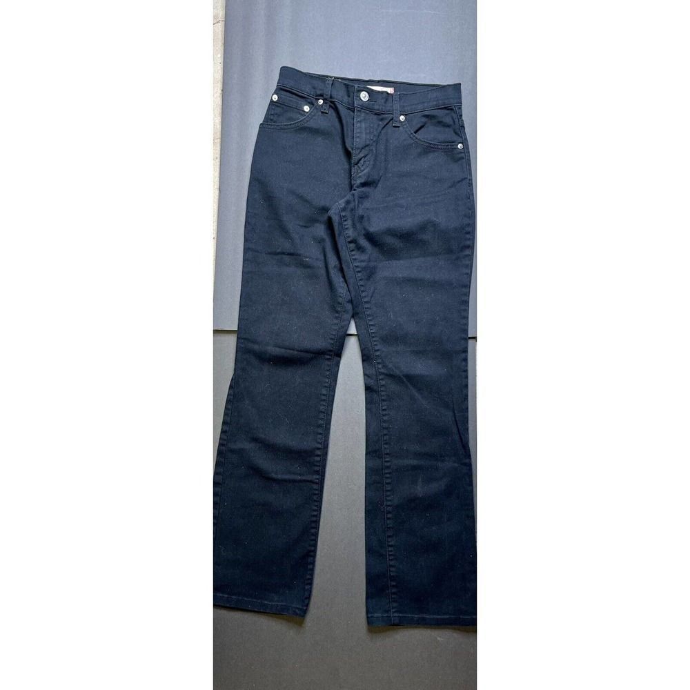 Levi's 550 Women's Black Relaxed Fit Bootcut Jeans Mid-Rise Stretch Size 4M